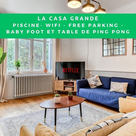 La Casa Grande - Piscine - Wifi - Parking Villa Carcassone Kültér fotó