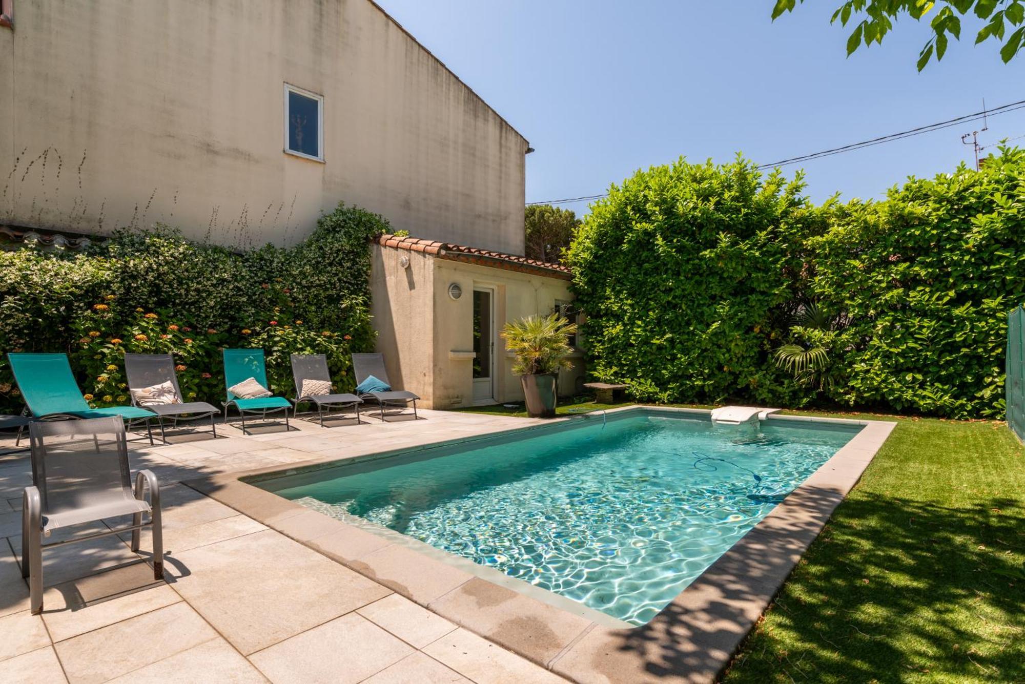 La Casa Grande - Piscine - Wifi - Parking Villa Carcassone Kültér fotó